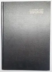 2025-2026 Financial Year Diary Cumberland Casebound A4 Day to Page Black 41CFY2526