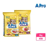 在飛比找momo購物網優惠-【APro 愛卜】貓糧-多種口味 8KG(貓飼料/成貓)