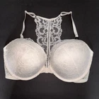 VICTORIA'S SECRET Very Sexy Push-Up Bra White Lace 38 DD NWT Racerback