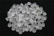 Needlehouse 1000pcs Tattoo Ink Caps Professional Tattoo Ink Cups With Base, Caps Plastic Transparent Pigment Cups Caps Tattoo Supplies (1110mm)