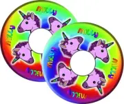 Wheelchair Spoke Guards Graphics Stickers Decals UNICORN RAINBOW Personalised