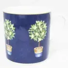 CARMINA TC1277 by Royal Doulton Lemon Blue Demi Cup NEW NEVER USED Indonesia