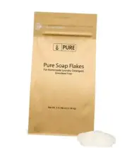 Soap Flakes (3 lb) Tallow Based, Homemade Laundry Detergent, Granulated Soap