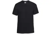 Gildan Mens Plain Lightweight T-Shirt (Black) (L)