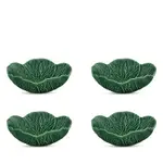 Bordallo Pinheiro Medium Cabbage Bowl, Set of 4