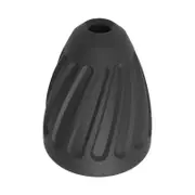 Gladiator Large Black Rugby Rubber Dog Toy