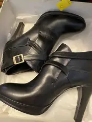 Max Mara Women's Monviso Ankle Boots Worn Once GREAT Condition Black Sz 39