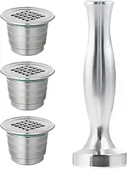 Daseeme Reusable Coffee Capsules 304 Stainless Steel K Cup Coffee ers Replacement for Espresso Machines