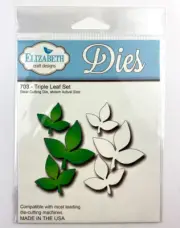 Elizabeth Craft Designs Die - TRIPLE LEAF SET - #703