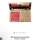 Iconic London Silk Glow Duo - Coral Glow highlighter and blush