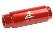 Aeromotive SS Series 40 Micron Fuel Filter 3/8" NPT Ports Red Anodised Finish