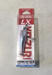 YO-ZURI YO ZURI LX MINNOW 55F 2-1/4” SILVER 1/8oz FLOATING PLUG FISH LURE NEW