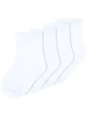 Baby Rib Crew Socks 4 Pack