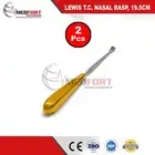 (Set of 2) Lewis T/C Nasal Rasp 8" German Steel Rhinoplasty Plastic Surgery inst