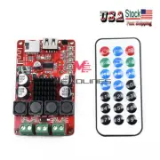 TPA3116 Bluetooth Audio Receiver Power Amplifier Board 2X50W + Remote Control US