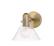 Capital Lighting 645811-528 Greer 9" Tall Wall Sconce - Brass