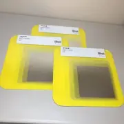 Vintage IKEA Hylkje Mirrors Yellow Set Of 3 New Sealed 11 3/4 X 11 3/4 Stick On