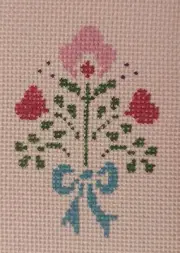 Hand Painted Needlepoint Canvas Flowers For Framecraft Oval Box 24 Ct Congress