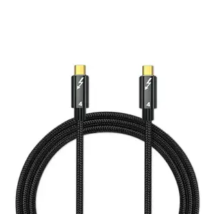 適用于雷電4/3雙頭typec數據線顯示器線tpyec一線通USB4充電線全功能移動硬盤數據線8K60HZ高清線 100W快充線