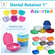 Dental Retainer Box Orthodontic Appliance Guard Snap closure, Up to 200/Case