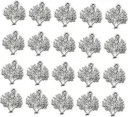 COHEALI Retro Wishing Tree Pendants Charms 20pcs Alloy DIY Pendant Charm Sets for Necklace Bracelet Making