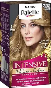 Napro Palette, Permanent Hair Colour, 8-0 Medium Blonde