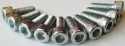 M6-1.00x30 Socket Head Caps Screws, 12.9 Alloy Steel, Zinc Plating DIN 912(6mm)