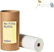 No Frills Refills Nappy Bin Liners - Compatible with Twist & Click Nappy Bin Systems - for Tommee Tippee, Closer to Nature, Diaper Genie - Diaper Trash Bags (100m)