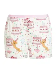 NEW PETER ALEXANDER BIRTHDAY PARTY CAKE PJ SHORTS WOMENS XL