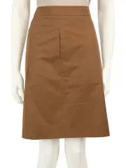 Vintage Brown Knee Length Skirt