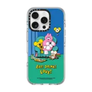 iPhone 16 Pro Clear Case MagSafe Compatible EAT! DRINK! LOVE! BY ZIZONE