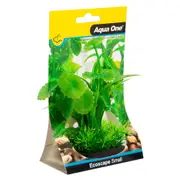 Aqua One Ecoscape Small Lotus Leaf/Lilaeopsis Green - Small (10cm)