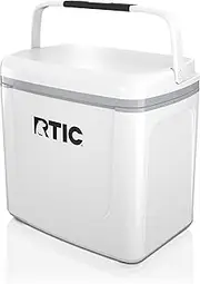 [RTIC] 8 QT Road Trip Personal Cooler, Small, Compact, Insulated, Portable Ice Chest Box for Food, Drink, Beverage, Beach, Camping, Picnic, Fishing, Boat, 12-Can Capacity
