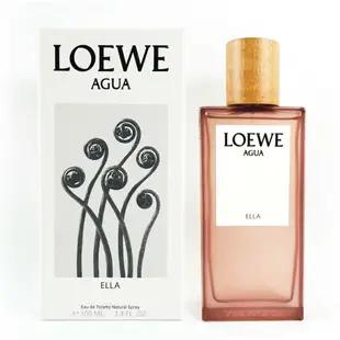 【LOEWE 羅意威】西班牙知名品牌，展現品牌獨創的精細巧思 AGUA ELLA 羅威之水女性淡香水100ML