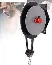Wall-Mounted Eccentric Flywheel Training Equipment, Variable Resistance Centrifuge pully Trainer, Home Gym Strength Training Equipment with Accessories, Strength Training Outdoor Home Gym Machine