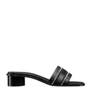 Dway Heeled Slide 37.5,36,38.5,37,38,39,36.5,35.5 black