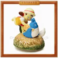 在飛比找樂天市場購物網優惠-日本宮崎駿 Totoro 龍貓 陶瓷音樂鈴/音樂盒 小梅與龍