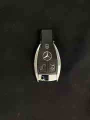 Mercedes Benz 3-Button Black & Silver Key Case Replacement