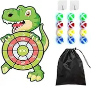 Dinosaur Toys for Boys, 30 inch Dart Board Game Set Kids Toys Age 3-8 Year Old Boys Toys with 14 Sticky Balls, Kids Birthday Gifts Xmas Stocking Fillers for Boys Age 4-9, Dinosaur Gifts for Boys