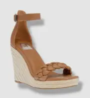 Dolce Vita Women's Beige Harriat Espadrille Platform Wedge Sandals Shoe Size 11