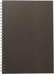 MUJI Double Ring Notebook A5 7mm Rule 48sheets Pack of 5 (15040155)