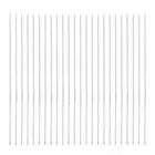 24pcs Kebob Skewers 35cm x 3.8mm x 1mm Stainless Steel Flat BBQ Grill Sticks