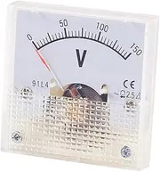 Fielect 91L4 0-150V Analog Panel Voltage Gauge Volt Meter 2.5% Error Margin