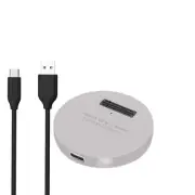 Silver USB3.1 Type C To PCI-E SSD M.2 NVME Enclosure External Reader Converter