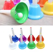 8 Pcs Wooden Jingle Hand Bell Church Bell Reception Desk Bell