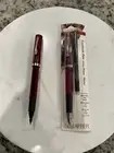 Sheaffer Retired, Rare TRANSLUCENT RED CT Fountain Pen / Ballpoint Set NOS 1996
