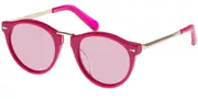 Karen Walker Helter Skelter Asian Fit KAS2349747 Men's Sunglasses Pink Size 49