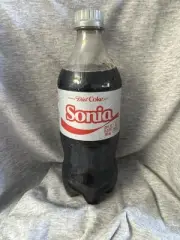 Share a Coke with Sonia 2025 Personalized Gift Coca~Cola Bottle 20oz Diet