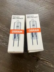 2 Two Osram 12v 100w 64628 Halogen Bulbs Medical Device And/Or Microscope