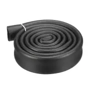 1" IDx3/16" Thick 5ft Black Foam Grip Wrap Closed Cell Foam Tubing Non-slip
